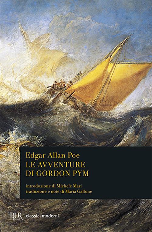 Book cover of Le avventure di Gordon Pym by Edgar Allan Poe Book cover of Le avventure di Gordon Pym by Edgar Allan Poe